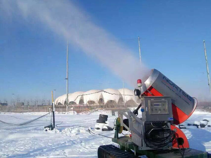 造雪機(jī)在滑雪場(chǎng)造雪中會(huì)出現(xiàn)的情況